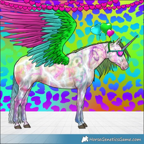 Horse Color:Watercolor Red Onyx Ice Leopard