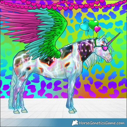 Horse Color:Thunderstruck Perlino Near Fewspot