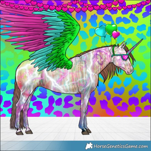 Horse Color:Nacre Chestnut Ice 