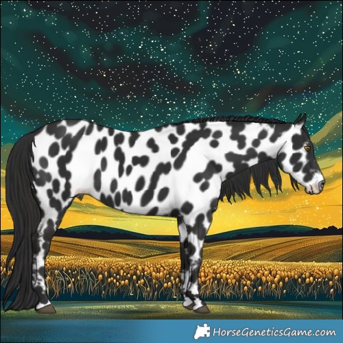 Horse Color:Liver Chestnut Near Leopard 