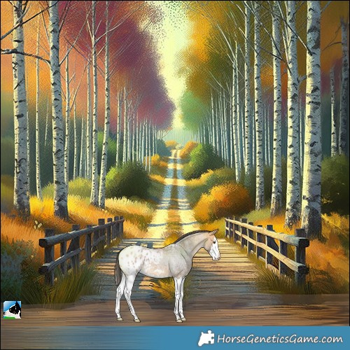 Horse Color:Buckskin Roan Merle Splash Skewed LP Spotted 