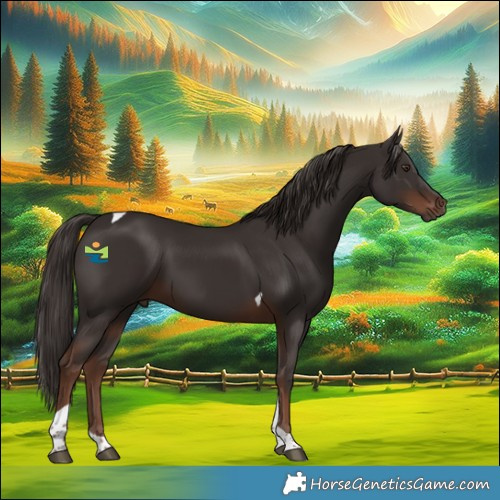 Horse Color:Liver Chestnut Tobiano 