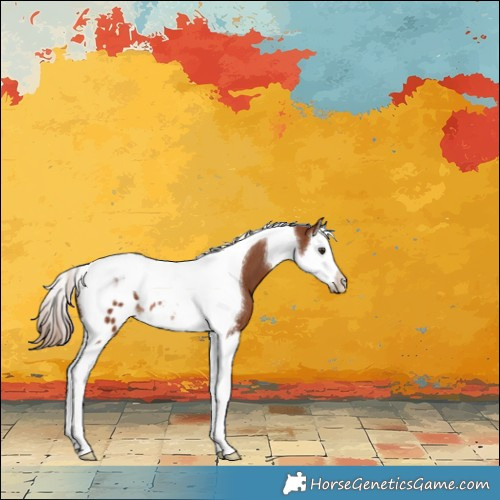 Horse Color:Chestnut Splash Tobiano Blanket 
