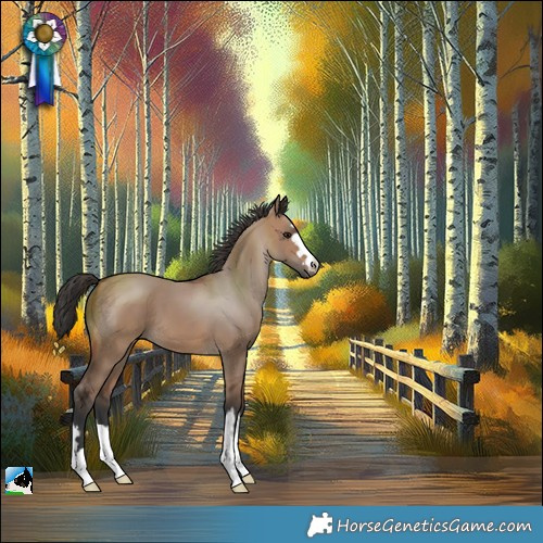 Horse Color:Brown Dun