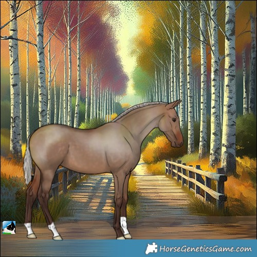 Horse Color:Silver Brown Dun