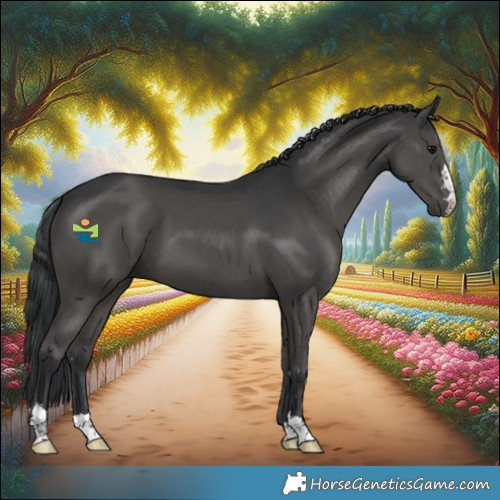 Horse Color:Black 