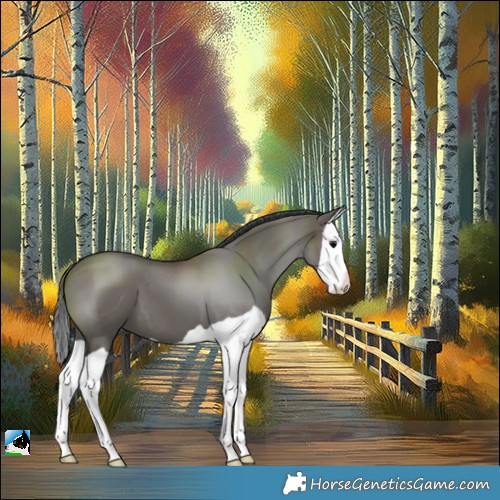 Horse Color:Grullo Splash 