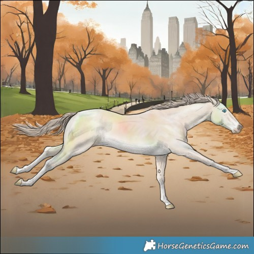 Horse Color:Perlino Mushroom Rabicano
