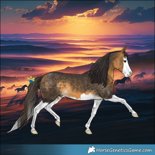 Horse Color:Buckskin Splash 