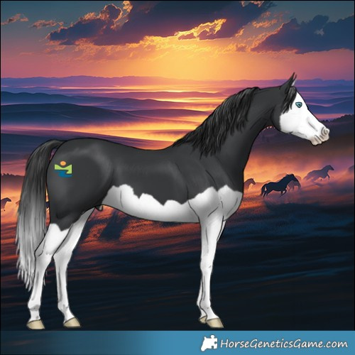 Horse Color:Black Splash 