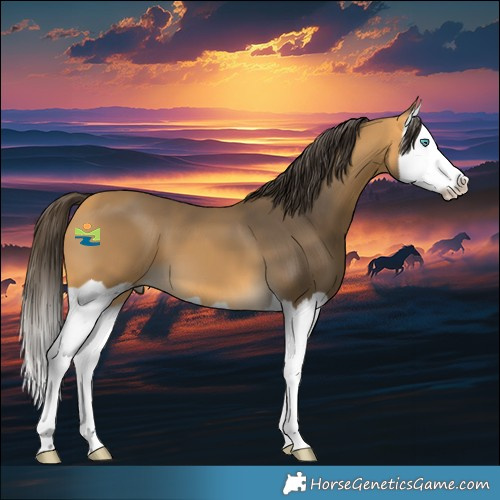 Horse Color:Buckskin Splash 