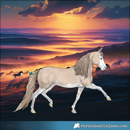 Horse Color:Smoky Creme Splash