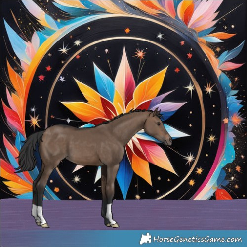 Horse Color:Brown Dun 