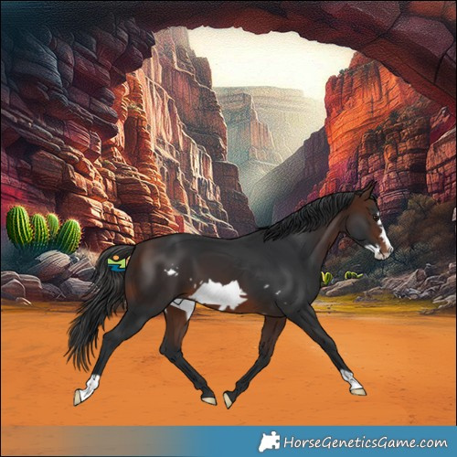 Horse Color:Brown Frame 