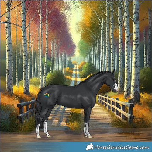 Horse Color:Black 