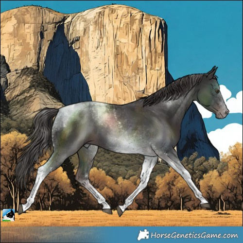 Horse Color:Platinum Liver Chestnut Tobiano