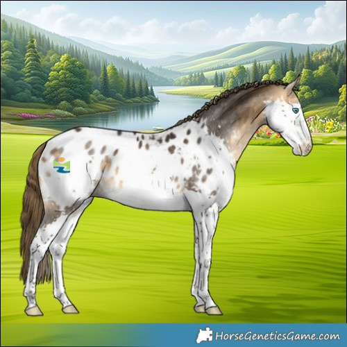 Horse Color:Buckskin Splash Blanket 