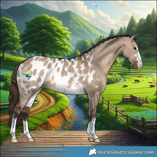Horse Color:Brown Dun Blanket