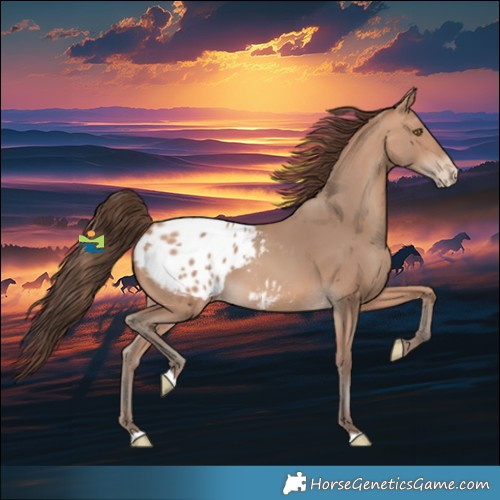 Horse Color:Amber Champagne Blanket 