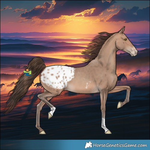 Horse Color:Sable Champagne Blanket 