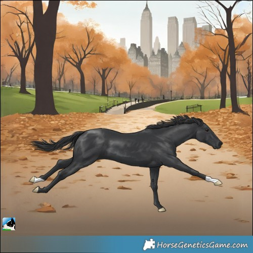 Horse Color:Black Mushroom 