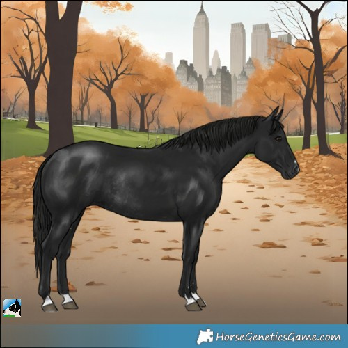 Horse Color:Gray Black Mushroom Rabicano