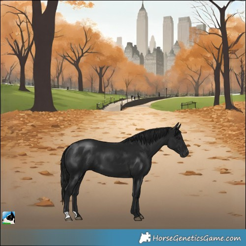 Horse Color:Gray Black Mushroom 