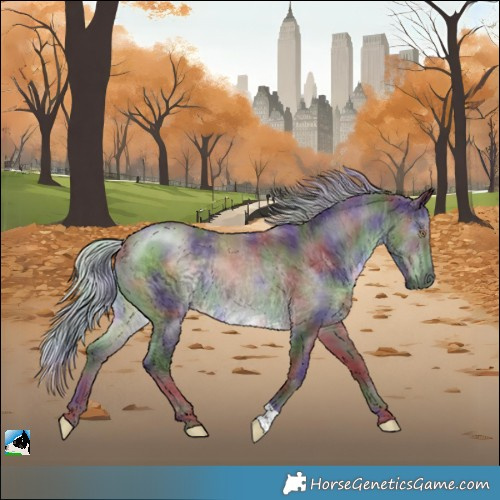 Horse Color:Nacre Chocolate Silver Black Chinchilla Rabicano 
