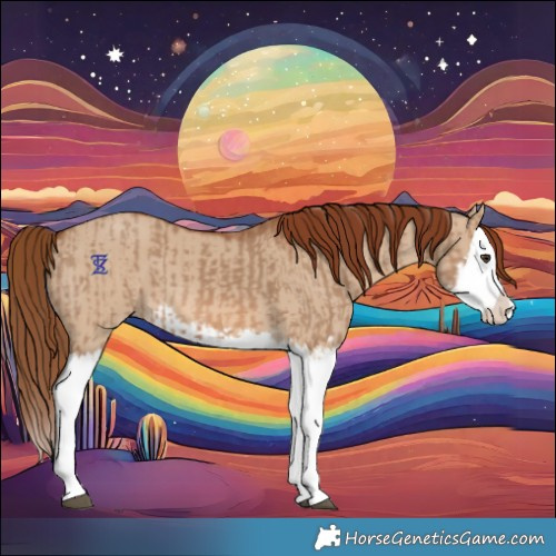 Horse Color:Red Dun Splash and Red Dun Splash