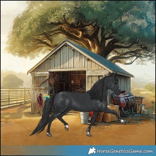 Horse Color:Black 
