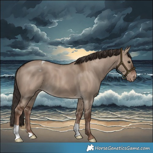 Horse Color:Liver Red Dun Varnish 