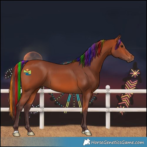 Horse Color:Painted Chocolate Bay 