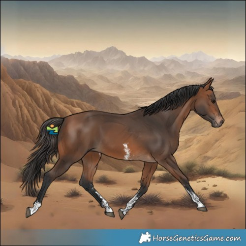 Horse Color:Bay Sabino