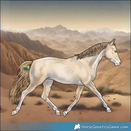 Horse Color:Buckskin Pearl Tobiano Varnish Rabicano 