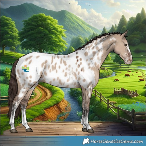 Horse Color:Liver Red Dun Sabino Blanket Rabicano 