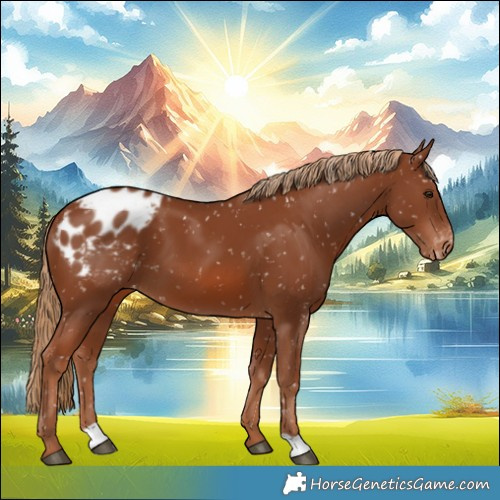 Horse Color:Chestnut Blanket 