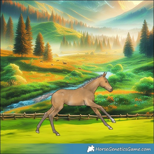 Horse Color:Silver Buckskin Rabicano 
