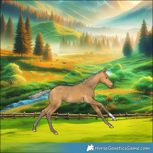 Horse Color:Silver Buckskin 