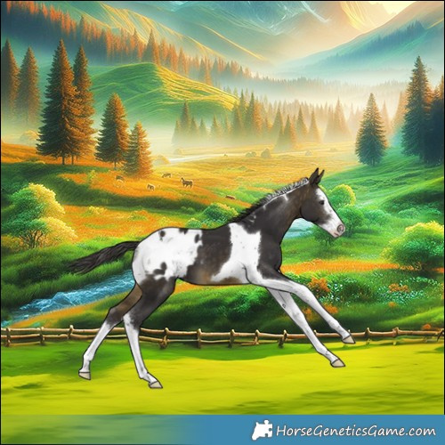 Horse Color:Buckskin Splash Tobiano Blanket 