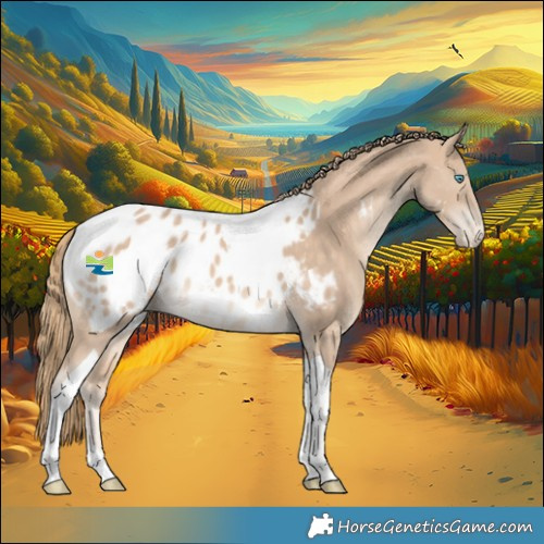 Horse Color:Perlino Tobiano Blanket Rabicano 