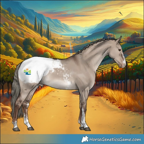 Horse Color:Liver Red Dun Mushroom Sabino Varnish