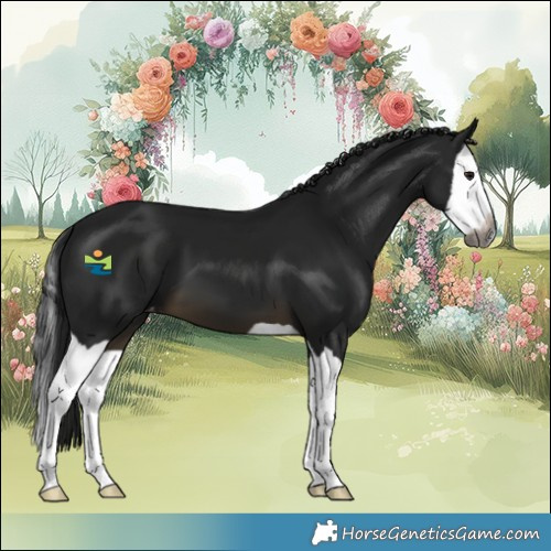 Horse Color:Gray Buckskin Splash Varnish 