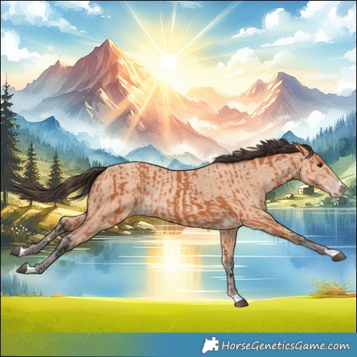 Horse Color:Bay  and Amber Champagne 
