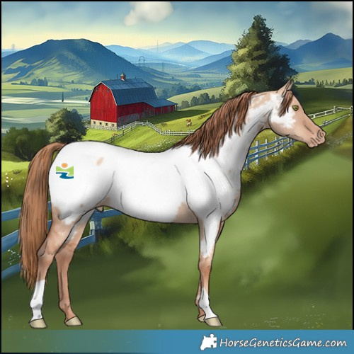 Horse Color:Gold Champagne Dun Near Fewspot 