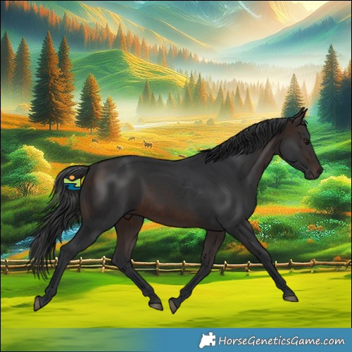 Horse Color:White Spotted Brown