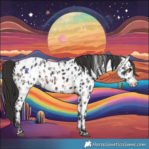 Horse Color:Brown Near Leopard and Brown Splash Near Leopard