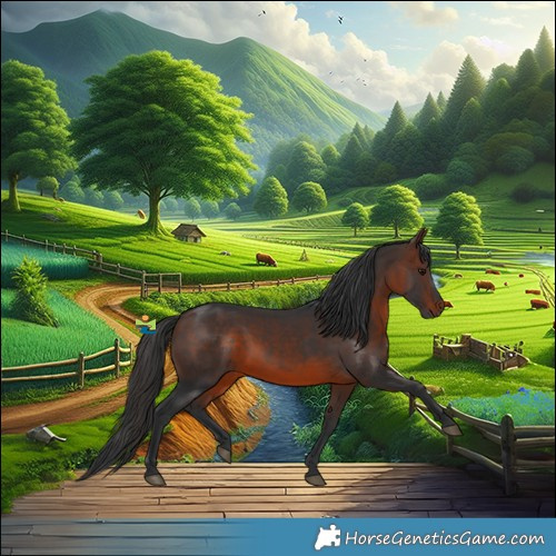 Horse Color:Brown 