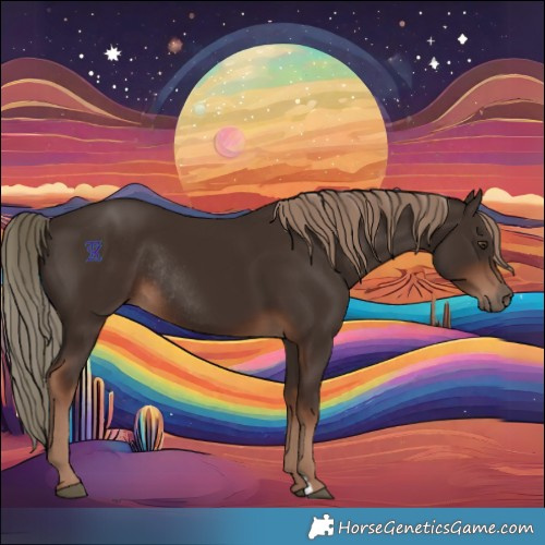 Horse Color:Liver Chestnut Rabicano 