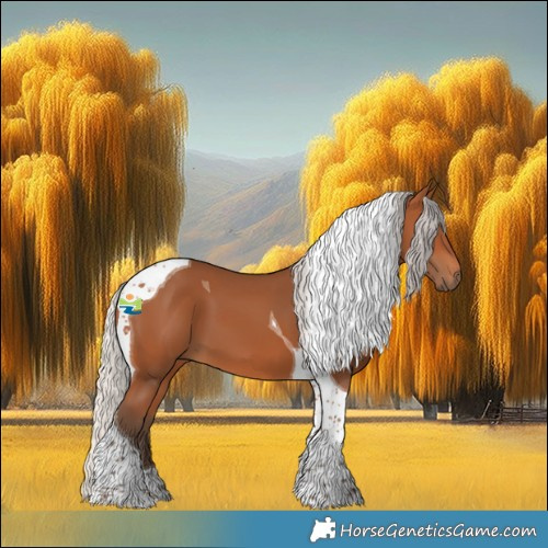 Horse Color:Silver Bay Tobiano 
