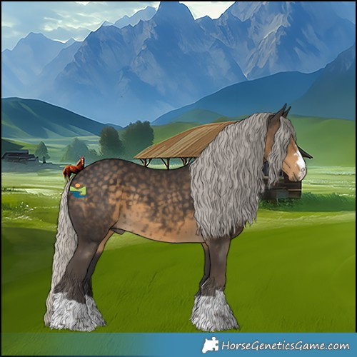 Horse Color:Silver Smoky Black 